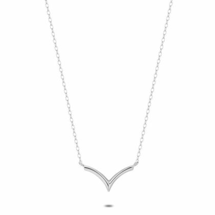 Colliers | Collier en Argent, Lettre V Pas de couleur – Femmes Bijoux Colliers