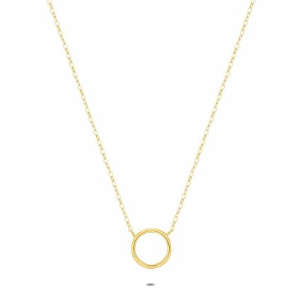 Colliers | Collier en Argent Plaqué Or 18Ct, Cercle Pas de couleur – Femmes Bijoux Colliers