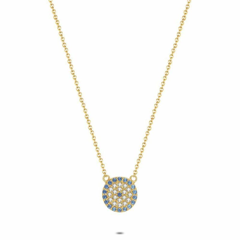 Colliers | Collier en Argent Plaqué Or 18Ct, Fleur Multi – Femmes Bijoux Colliers