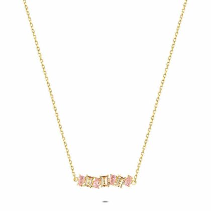 Colliers | Collier en Argent Plaqué Or 18Ct, Rose et Champagne Multi – Femmes Bijoux Colliers