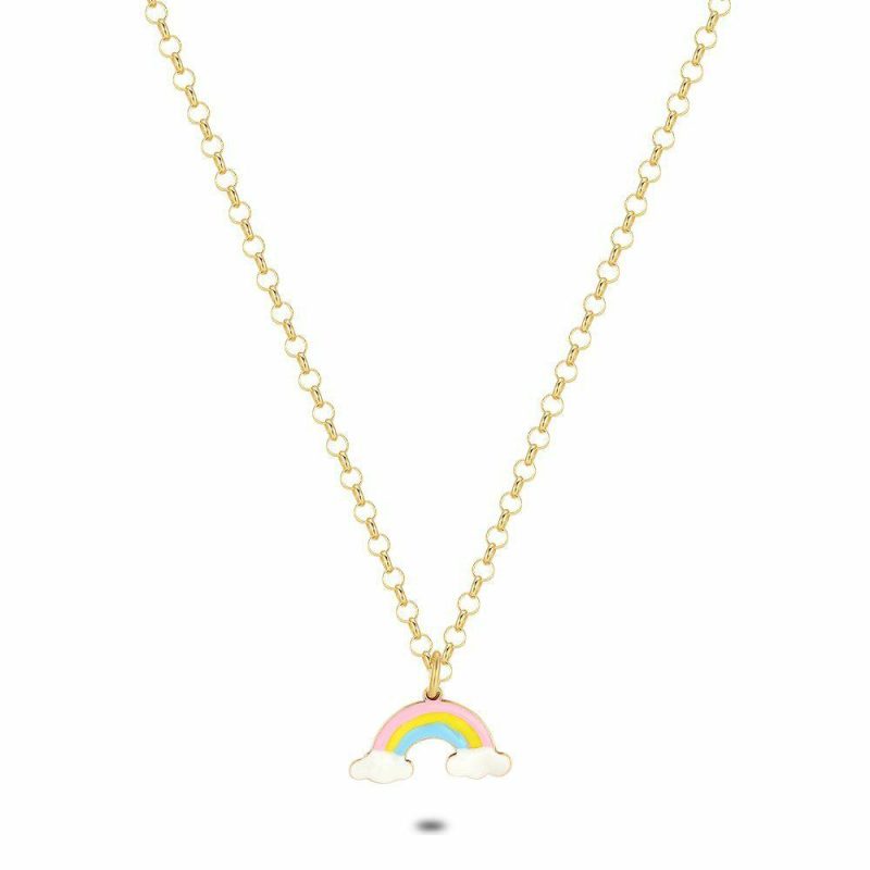 Colliers | Collier en Argent, Ton Or, Collier Arc-En-Ciel Multi – Enfants Bijoux Colliers