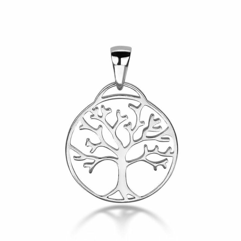 Pendentifs | Pendentif en Argent, Arbre de Vie Pas de couleur – Femmes Bijoux Femmes