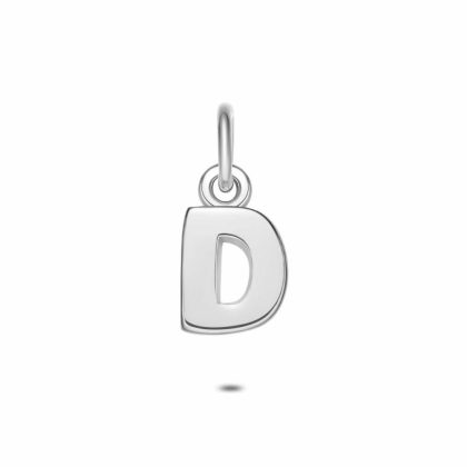 Pendentifs | Pendentif en Argent, Lettre D Pas de couleur – Femmes Bijoux Femmes