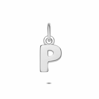 Pendentifs | Pendentif en Argent, Lettre P Pas de couleur – Femmes Bijoux Femmes