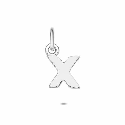 Pendentifs | Pendentif en Argent, Lettre X Pas de couleur – Femmes Bijoux Femmes