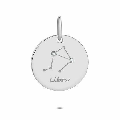 Pendentifs | Pendentif en Argent, Rond Avec Horoscope, Balance – Femmes Bijoux Femmes