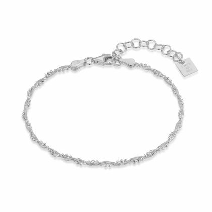 Bracelets | Bracelet en Argent, 2 Chaines Pas de couleur – Femmes Bijoux Bracelets