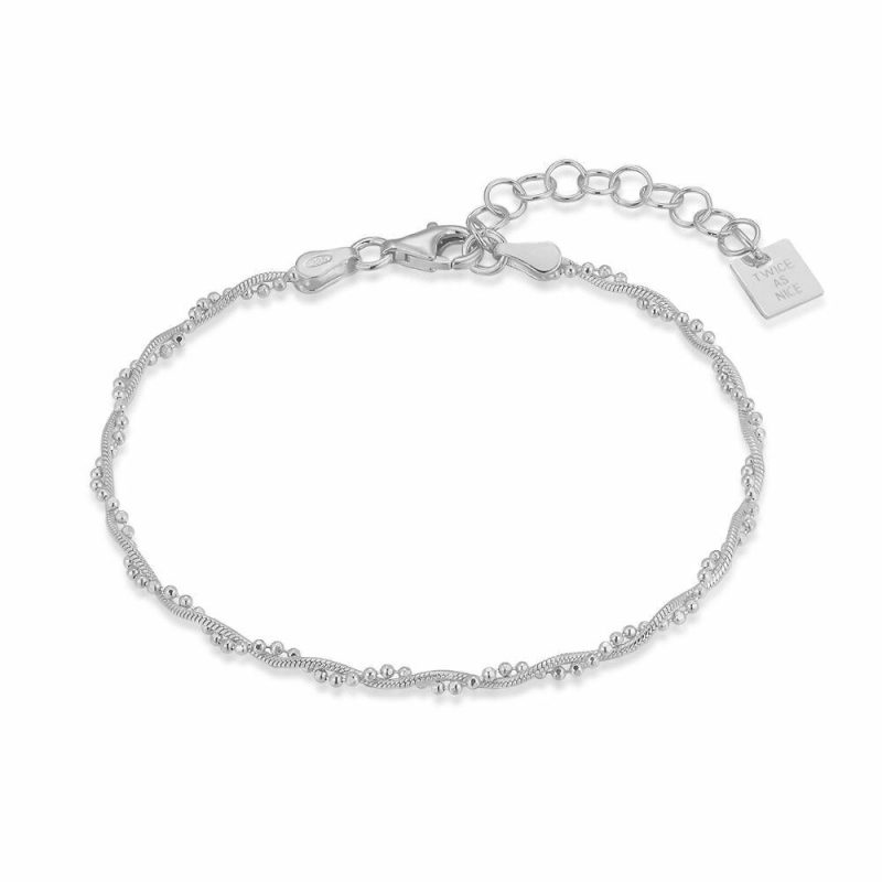 Bracelets | Bracelet en Argent, 2 Chaines Pas de couleur – Femmes Bijoux Bracelets