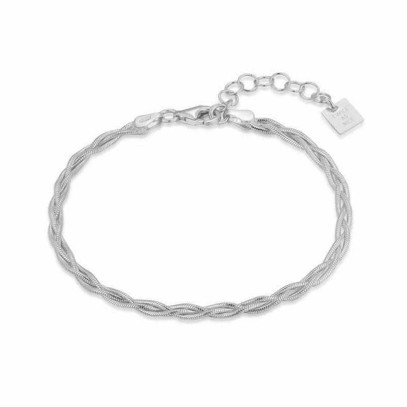 Bracelets | Bracelet en Argent, Tresse Pas de couleur – Femmes Bijoux Bracelets