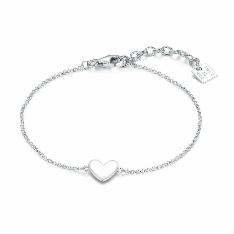 Bracelets | Bracelet en Argent, Cœur Pas de couleur – Femmes Bijoux Bracelets