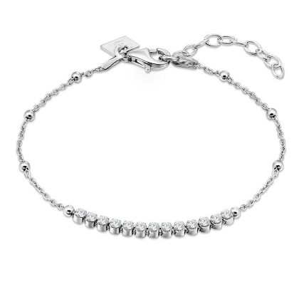 Bracelets | Bracelet en Argent, 13 Pierres Blanc – Femmes Bijoux Blanc